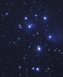 The Pleiades Star Cluster

Rochus Hess/WIkimedia Commons