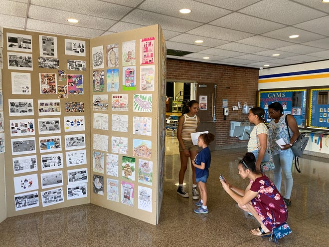 The work of student artists was on display in all four buildings during the Greencastle-Antrim School District’s Art & STEAM Expo on Wednesday, May 1.